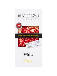Bucheron Белый шоколад с кусочками малины, 100 г